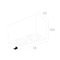A5544PL-2WH Arte Lamp Factor точечный накладной светильник GU10 2х50W — фото 3