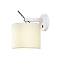 1003035 SLV FENDA E27 Indoor surface-mounted wall light in white without shade настенный светильник — фото 1