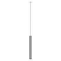 LOGIC Q300 8.30 WB + BASE N Led Technology подвесной светильник сатиновое серебро + чёрный