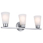 Stamos 20" 3 Light Vanity Light Brushed Nickel настенный светильник 55121NI Kichler