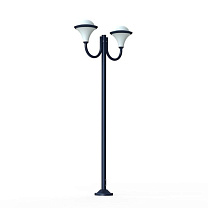 Dallas N° 10; Opal polycarbonate E27 75W; Matt azure blue