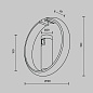 Трековый светильник Maytoni Zero 10W 550лм Черный TR230-1-10W3K-B — фото 7