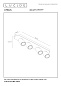 23954/21/31 Lucide Xyrus потолочный светильник белого цвета с четырьмя поворотными плафонами — фото 3