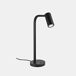 10-7982-05-05 Leds C4 Simply настольная лампа с направленным плафоном на изогнутой стойке черного цвета