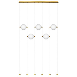 815501 Lightstar Dafne подвесной светильник, 8Вт, латунь