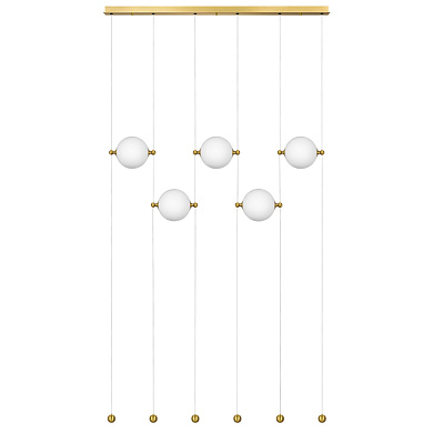 815501 Lightstar Dafne подвесной светильник, 8Вт, латунь