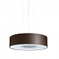 SPSKI160LEDMABC Axolight Skin 160 SP LED Chandelier with eco кожаный абажур белый; коричневый — фото 1