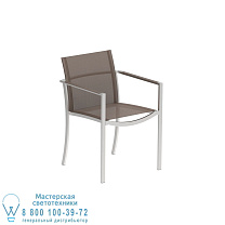 OZON ШТАБИЛЬНЫЙ СТУЛ INOX FRAME И CAPPUCCINO BATYLINE Royal Botania