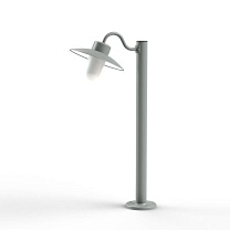 Belcour N° 3; Frosted glass E27 60W; Metal grey