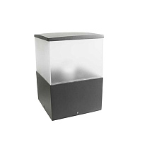 Bollard IP54 Cubik E27 300mm E27 100W Urban grey