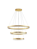 Triac Dimmable Brass Gold Aluminium LED 97 Watt 220 Volt 5820Lm 3000K IP20 D: 80 H: 300 cm