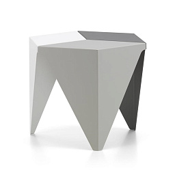 20130507 Vitra Prismatic Журнальный столик светло-серый многоугольный