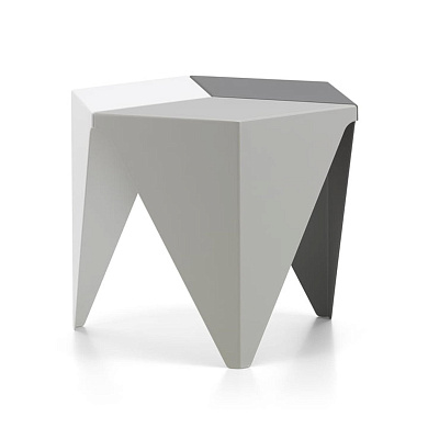 20130507 Prismatic Vitra Журнальный столик светло-серый многоугольный