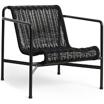 Palissade Cord Lounge Chair Low, сталь с порошковой окраской и шнур, антрацит