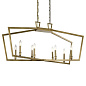 Abbotswell 42" 8 Light Linear Chandelier Natural Brass люстра 43494NBR Kichler — фото 2