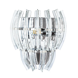A1054AP-1CC Arte Lamp Ella настенный светильник с арочным стеклянным плафоном и металлической вставкой