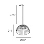 71-8482-93-05 Leds C4 Contrast ø487mm for Deltatrack дерево — фото 1