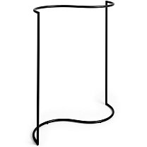 Colour Rack S-Shape, сталь с порошковым покрытием, черный