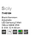 7140184 SICILY Novaluce настенный светильник LED Samsung 3Вт 190Lm 3000K IP20