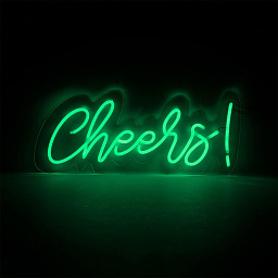 MLN001 Mullan Lighting Cheers неоновая настенная интерьерная подсветка с акриловым словом