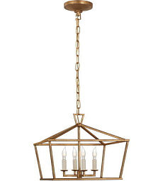 CHC4190GI Visual Comfort Darlana встраиваемый потолочный светильник с каркасом из позолоченного железа