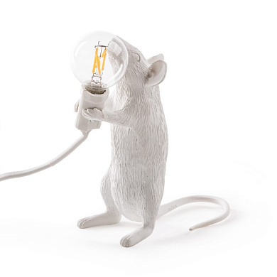 настольная лампа в виде мыши с USB-подключением