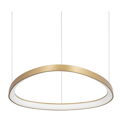 Подвесной светильник Gemini SP D061 ON-OFF 4000K Ideal Lux 372174, латунь