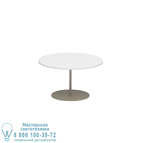 СТОЛИК BUTLER Ø60CM H35CM ПЕСОЧНО-КЕРАМИЧЕСКИЙ БЕЛЫЙ Royal Botania