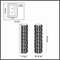 4927/8WL Odeon Light Panta накладной светильник, 8Вт, 4000K, 463лм, хром