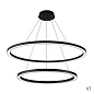 Люстра Crystal Lux FORTUNA SP123W LED BLACK — фото 1
