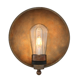 MLBWL107 Mullan Lighting Galit настенный светильник с латунным отражателем и открытым источником света