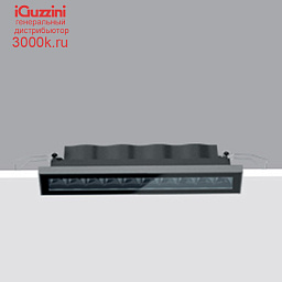 BX74 Laser Blade InOut iGuzzini Recessed rectangular ceiling-mounted IP65 luminaire, compact body, Warm White LEDs, DALI Spot optic.