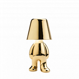 43001TM Qeeboo Golden портативная настольная лампа с глянцевым золотым покрытием