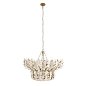 Люстра Arteriors Bilal, кокосовая скорлупа цвета слоновой кости — фото 6