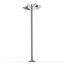 Belcour N° 5; Clear glass E27 60W; Metal grey