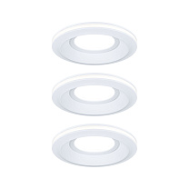 Downlight Sormus 3-piece set round 3x4 3x300lm