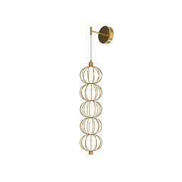MOD216WL-L10G3K Maytoni Golden Cage настенный светильник с декоративными кольцами золотого цвета