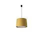 64315-45 SAMBA BLACK PENDANT LAMP E27ø500*350 YELLOW LAMPSH подвесной светильник Faro barcelona — фото 1