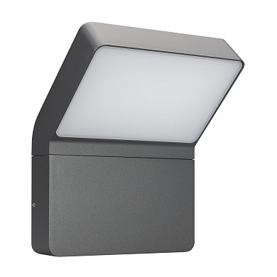 029989 Arlight Светильник LGD-ECRAN-WALL-9W Warm3000 (GR, 108 deg, 230V)