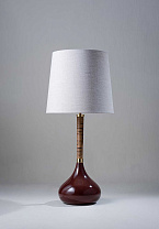 Hazelnut shown with 14 Bongo in Natural Linen with Cream Card lining