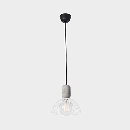 00-6415-DC-14 Leds C4 Contrast подвесной светильник с округлым металлическим абажуром белого оттенка