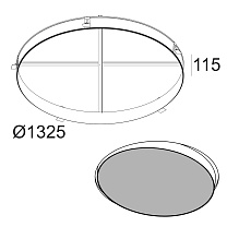 SUPERNOVA 125 RECESSED KIT