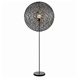8718282322155 + 8718282359052 Moooi Random Light торшер с крупным ажурным плафоном в виде шара на тонкой стойке