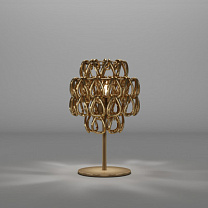 MINIGIOGALI НАСТОЛЬНАЯ ЛАМПА CRYSTAL GOLD MATT BRONZE 1 E27 CE