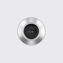 Light Up Floor recessed Orbit D=50mm - Blade optic 1W 9.1lm - 2700K - Colour: Steel