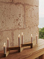 Подсвечник Newel Ferm Living 1104271040 травертин — фото 4