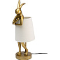 53474 Настольная лампа Animal Rabbit Gold/White 50см Kare Design