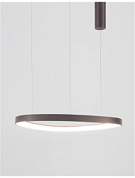 9053553 Nova Luce Esteva подвесной светильник с металлической основой и стеклянным плафоном