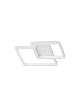 Sandy White Steel Aluminium & Acrylic LED 19 Watt 220-240 Volt 1342Lm 3000K IP20 L: 32 W: 32 H: 6 cm