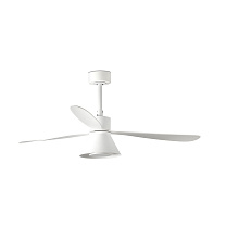 AMELIA L White/white fan Wall Control CCT